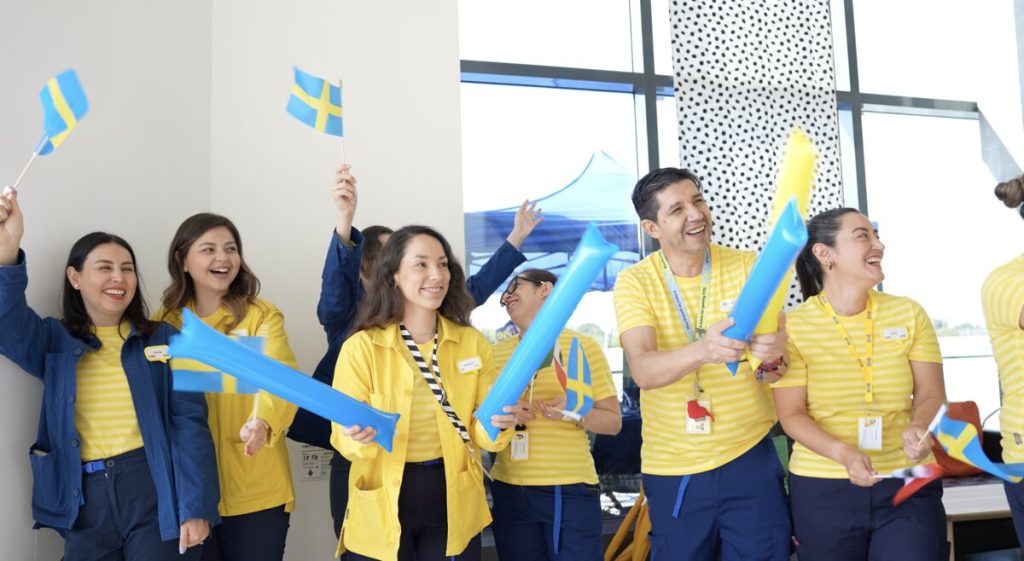 IKEA co-workers at the opening of IKEA Guadalajara